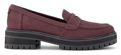 Toms Δερμάτινα Γυναικεία Loafers σε Μωβ Χρώμα από το Parex