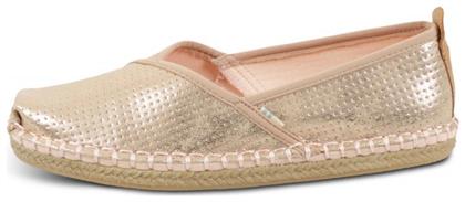 Toms Iridescent Υφασμάτινες Γυναικείες Εσπαντρίγιες σε Χρυσό Χρώμα