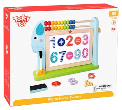 Tooky Toys Πίνακας Μαγνητικός / Μαυροπίνακας με Αριθμητική Elephant από το Filinda