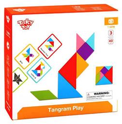 Tooky Toys Tangram Παζλ από Ξύλο για 3+ Ετών TY879