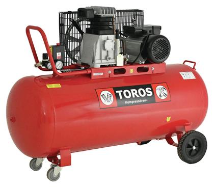 Toros DH-30150/10 Μονοφασικό Κομπρεσέρ Αέρος με Ισχυ 3hp και Αεροφυλάκιο 150lt