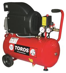 Toros EM 50/2 Μονοφασικό Κομπρεσέρ Αέρος με Ισχυ 2hp και Αεροφυλάκιο 50lt