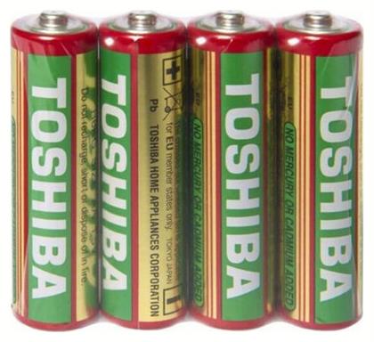 Toshiba Heavy Duty Μπαταρίες Zinc AA 1.5V 4τμχ