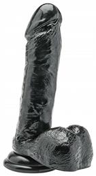 ToyJoy Get Real Dildo with Balls Black 18cm από το Filinda