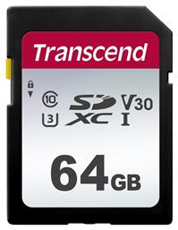 Transcend 300s SDXC 64GB Class 10 U1 V30 UHS-I