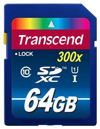 Transcend Premium SDXC 64GB Class 10 U1 UHS-I