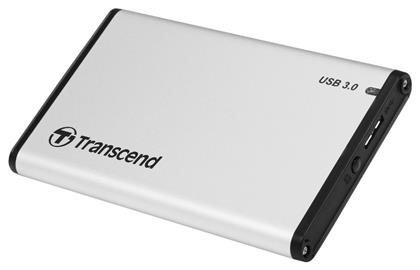 Transcend StoreJet 25S3 Θήκη για Σκληρό Δίσκο 2.5'' SATA III με σύνδεση USB3.0 σε Ασημί χρώμα από το Public