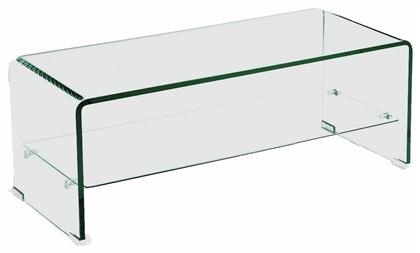 Τραπεζάκι Σαλονιού Glasser Clear 100x50x43cm Διάφανο