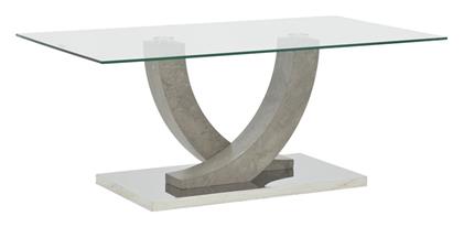 Τραπεζάκι Σαλονιού Kasmora 110x60x45cm Γκρι