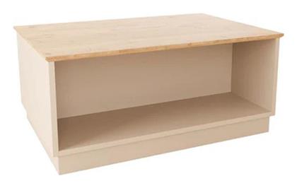 Τραπεζάκι Σαλονιού Monik 90x56x40cm Γκρι