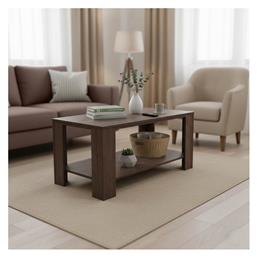 Τραπεζάκι Σαλονιού Votalo 90x50x45cm Καρυδί Απόχρωση