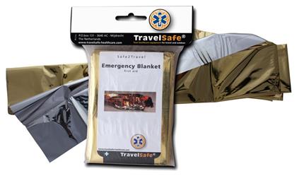 Travelsafe Safety Κουβέρτα Επιβίωσης Αλουμινίου 210x160cm