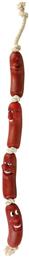 Trixie Sausages On A String Σχοινί Παιχνίδι Σκύλου Small 75εκ. Καφέ 1τμχ