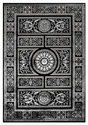 Tzikas Carpets 23623-995 Σετ Χαλιά Κρεβατοκάμαρας Craft Μαύρο/Ασημί 161-0-355-23623-995 3τμχ