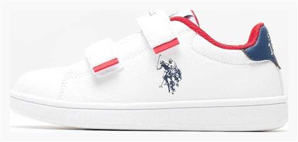 U.S. Polo Assn. Παιδικά Sneakers Assn Λευκά από το Epapoutsia