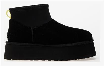 Ugg Australia Classic Mini Dipper Μποτάκια Μαύρα 1168170-blk