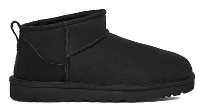 Ugg Australia Classic Ultra Mini Μαύρα Ανδρικά Μποτάκια