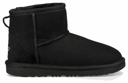 Ugg Australia Δερμάτινα Παιδικά Μποτάκια Μαύρα από το Cosmossport