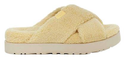 Ugg Australia Fuzz Sugar Παντόφλες Κίτρινες