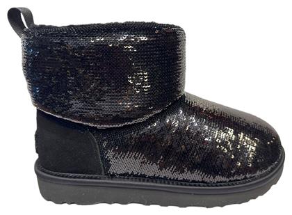 Ugg Australia Classic Mini Mirror Ball Μποτάκια Μαύρα 1151291-BLK