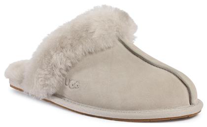 Ugg Australia W Scuffette II Χειμερινές Γυναικείες Παντόφλες με γούνα σε Μπεζ Χρώμα