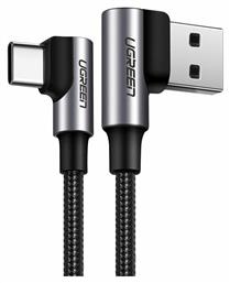 Ugreen Angle (90°) / Braided USB 2.0 Cable USB-C male - USB-A male Γκρι 2m (20857) από το e-shop