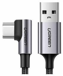 Ugreen Angle (90°) / Braided USB 2.0 Cable USB-C male - USB-A male Μαύρο 2m (50942) από το e-shop