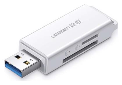 Ugreen Card Reader USB 3.0 για SD/microSD Λευκό