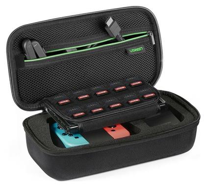 Ugreen Nintendo Switch Anti Shock Case Υφασμάτινη Θήκη Μεταφοράς Version A Small 26x13x8.8cm για Κονσόλα Switch Μαύρη