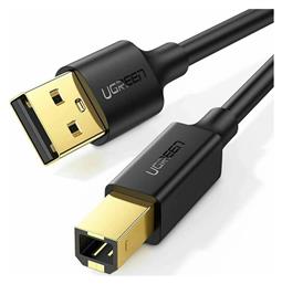 Ugreen USB 2.0 Cable USB-A male - USB-B male Μαύρο 3m (10351) από το e-shop