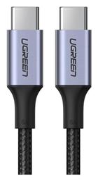 Ugreen USB 2.0 Cable USB-C male - USB-C 100W Μαύρο 1m (70427)