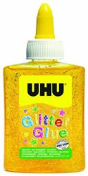 UHU Glitter Glue Χρυσόκολλα 90ml Κίτρινο από το Moustakas Toys