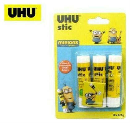 UHU Κόλλα Stick Stic 2+1τμχ για Χαρτί 3τμχ 8gr από το Moustakas Toys