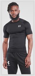 Under Armour Ανδρική Ισοθερμική Κοντομάνικη Μπλούζα Compression Μαύρη από το Modivo