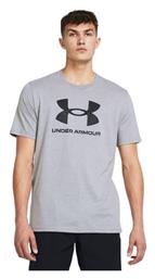 Under Armour Ανδρικό Αθλητικό T-shirt Κοντομάνικο Γκρι