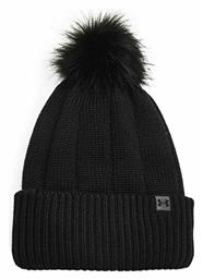 Under Armour Around Town ColdGear® Infrared Γυναικείος Pom Pom Beanie Σκούφος σε Μαύρο χρώμα