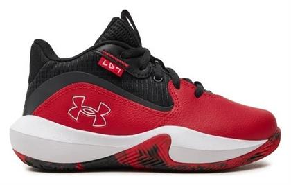 Under Armour Αθλητικά Παιδικά Παπούτσια Μπάσκετ Lockdown 7 Κόκκινα