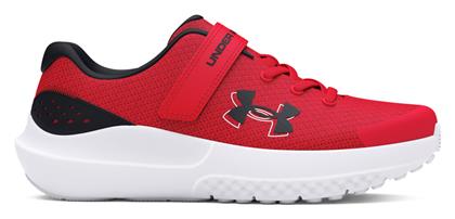 Under Armour Αθλητικά Παιδικά Παπούτσια Running Surge 4 Κόκκινα