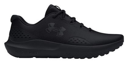 Under Armour Charged Surge 4 Ανδρικά Αθλητικά Παπούτσια Running Μαύρα από το MybrandShoes