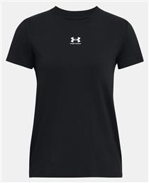 Under Armour Γυναικείο T-shirt Μαύρο