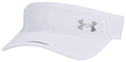 Under Armour Isochill Launch Run Καπέλο Visor Λευκό από το E-tennis