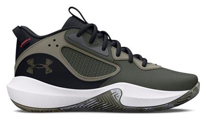 Under Armour Lockdown 6 Ψηλά Μπασκετικά Παπούτσια Πράσινα