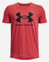 Under Armour Παιδικό T-shirt Κόκκινο από το Cosmossport