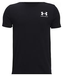 Under Armour Παιδικό T-shirt Μαύρο από το SportsFactory