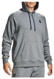 Under Armour Rival Ανδρικό Φούτερ με Κουκούλα και Τσέπες Heather Grey