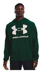 Under Armour Rival Φούτερ Πράσινο με Κουκούλα