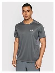 Under Armour Speed Stride 2.0 Αθλητικό Ανδρικό T-shirt Pitch Gray με Λογότυπο