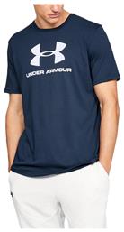 Under Armour Sportstyle Ανδρικό Αθλητικό T-shirt Κοντομάνικο Navy Μπλε