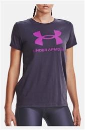 Under Armour Sportstyle Graphic Γυναικείο Αθλητικό T-shirt Fast Drying Μωβ