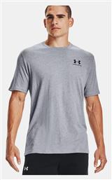 Under Armour Sportstyle Left Chest T-shirt Γκρι